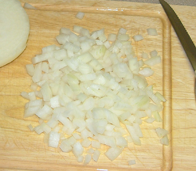 chopped onion
